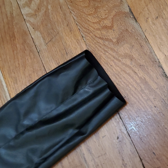 H&M skinny stretch faux leather leggings Size 2 - Picture 4 of 5